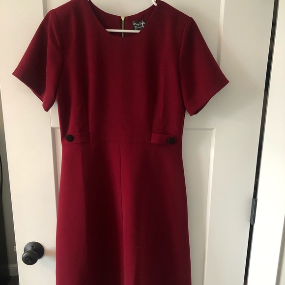 Classy Vintage 1960s Office Work A Line Dress - Picture 3 of 8